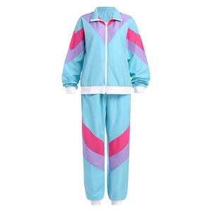 Chándal deportivo de estilo vintage de alta calidad, ropa de calle, cortavientos, panel de nailon con estampado de colores personalizado, características de maternidad - Product Image 1