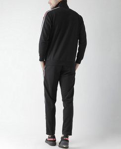 Survêtements et survêtements personnalisés de haute qualité avec bandes latérales, ensemble d'entraînement pour hommes, vente en gros, survêtements et survêtements personnalisés - Product Image 5