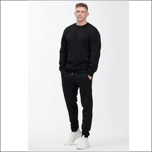 2025 Top Trend hombres clásico polar pulóver sudadera Color sólido manga larga Streetwear estilo poliéster/algodón logotipo frontal - Product Image 3