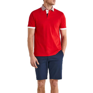 Venta caliente de fábrica Polo hombres personalizados verano Polo camisetas algodón manga corta liso Polo camisa para la venta - Product Image 3