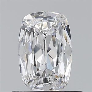 Diamant naturel de luxe, taille coussin, clarté D VS2, 0,50 carat, coupe excellente pour bagues, brillance naturelle - Product Image 1