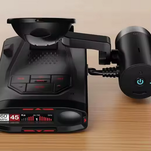 Caméra embarquée intelligente avec détecteur radar laser 360c, vidéo HD, portée extrême, filtrage IA, Wi-Fi intégré, GPS, Mirror Link, ADAS, CarPlay - Product Image 1