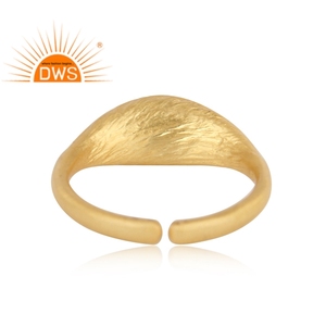 Bague délicate en argent sterling tendance, style grain de blé, en or jaune, avec perle naturelle, bijoux pour femme, cadeau pour elle - Product Image 5