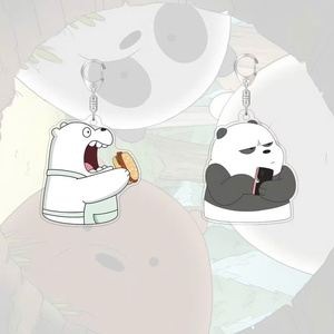 พวงกุญแจอะนิเมะ3รูปหมีทำจากอะคริลิคน่ารักพวงกุญแจของเล่นสำหรับเด็กและผู้ใหญ่ - Product Image 2