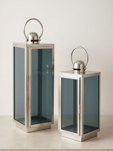 Elegant Metal Lantern Outdoor Wall Mounted Decorative <b>Lighting</b> Fixture <b>For</b> Vintage Inspired Home Exterior Ambience - Product Image 3