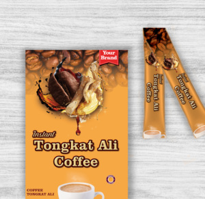 Etiqueta privada 2x concentrado instantáneo Tongkat Ali café doble energía - Product Image 6