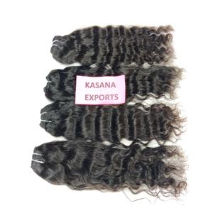 Extensions de cheveux humains Remy de qualité supérieure, 100 % cuticules alignées, couleur naturelle indienne, styles lisses et ondulés, vente en gros - Product Image 5