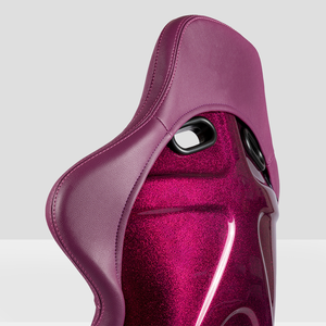 Asiento de coche de carreras de cuero PU con purpurina Apex, asiento deportivo ligero de cubo completo con respaldo fijo, duradero Premium - Product Image 2