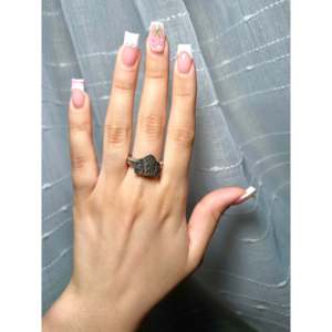 Bague artisanale Navajo en pierres précieuses, argent sterling, taille 8, sertie clos, élégante pour le quotidien ou les mariages, bijoux raffinés - Product Image 5