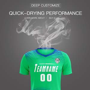 Uniforme de football d'été respirant en gros d'usine maillot de football sublimé en polyester à séchage rapide - Product Image 6