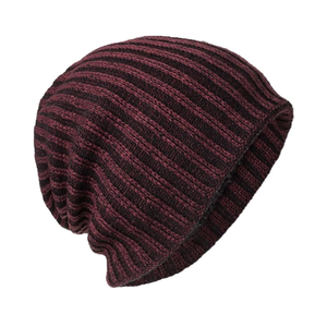 Unisex Warm Vintage Solid Color Washed Cotton Knitted <b>Hat</b> Distressed Ribbed Beanie 3D Embroidery Street Personality - Product Image 2
