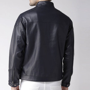 Breathable Winter Warm <b>Men</b> <b>Leather</b> <b>Jacket</b> Casual Wear <b>Men</b> <b>Leather</b> <b>Jacket</b> In Reasonable Price - Product Image 4