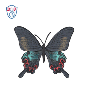 Custom <b>Iron</b> <b>on</b> Emblem Embroidered Butterfly Patch for DIY Garment - Product Image 1