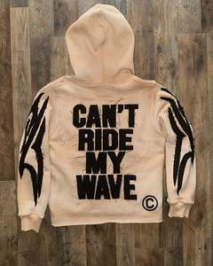 ชุดวอร์มแบบสวมหัวสำหรับผู้ชายสไตล์วินเทจโอเวอร์ไซส์ผ้า500gsm มีฮู้ดปักลายและกางเกงเรียกเหงื่อทำจากผ้าฝ้าย100% - Product Image 6