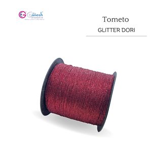 Paillettes de broderie haute ténacité MS Type Polyester Glitter avec Lurex S et ST Type Metallic Glitter - Product Image 1