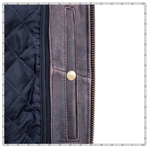 Veste de moto élégante approuvée CE pour hommes, vêtements de sport en cuir coupe-vent et imperméables pour les sports d'équitation en plein air - Product Image 6