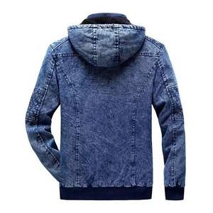 Chaquetas vaqueras informales para hombre hechas en fábrica con diseño de la mejor calidad, Chaquetas vaqueras transpirables de alta calidad al por mayor, antibolitas - Product Image 4