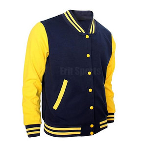 Custom Design <b>Letterman</b> <b>Jacket</b> Stand Front Breathable Eco-Friendly Cotton/Polyester Fabric Soft Comfortable Men's Winter <b>Jacket</b> - Product Image 3