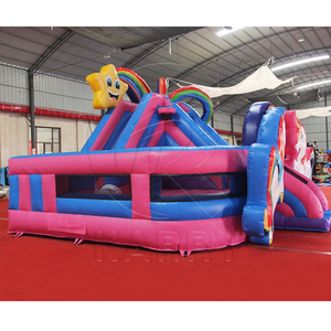 Commercial <b>Inflatable</b> Obstacle Course Heavy Duty PVC Bounce <b>House</b> Slide Combo Castle Portable Outdoor Playground Equipment - Product Image 3