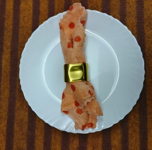 Servilleteros de Metal con acabado antiguo negro de primera calidad, estilo de diseño moderno para el hogar y la decoración de comedor de mesa de boda - Product Image 2