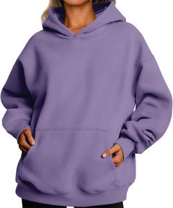 เสื้อฮู้ดผ้าถักโอเวอร์ไซส์สำหรับผู้หญิง, เสื้อสเวตเตอร์ขนแกะที่สมบูรณ์แบบสำหรับฤดูใบไม้ร่วง/ฤดูหนาว - Product Image 3