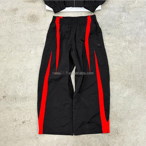 Ensemble survêtement léger en nylon coupe-vent avec sweat à capuche réfléchissant zippé de 3 m et pantalon de survêtement en nylon, fabrication sur mesure - Product Image 6