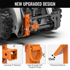 Ambitie Opgewaardeerde <span class=keywords><strong>Skid</strong></span> Hapering Heavy Duty <span class=keywords><strong>Skid</strong></span> Stek Hechtbevestiging Compatibel Met Tractoren Verstelbare Bal Mount Kink - Product Image 2