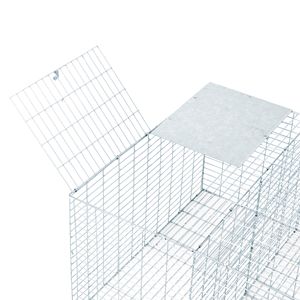 <span class=keywords><strong>Gabbia</strong></span> per <span class=keywords><strong>Uccelli</strong></span> in Metallo Zincato Quadrata di Alta Qualità, Ecologica, con Capacità di 7,6 kg, Monolitica e Solida per il Controllo degli Animali - Product Image 2