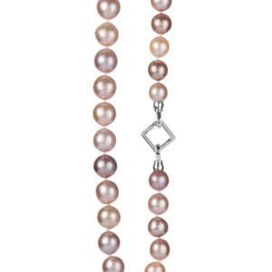 Collier de perles de culture d'eau douce en argent sterling 12-10 mm - Product Image 2
