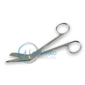 Ciseaux chirurgicaux manuels en acier inoxydable de haute qualité, nouveau style, avec logo personnalisé, couleur unie, instruments chirurgicaux de base pour bandages - Product Image 5