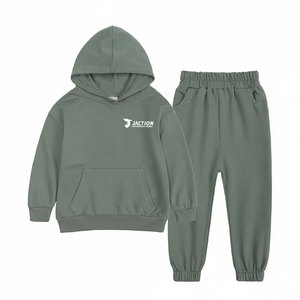 OEM Service Hot Sale Kids <b>Tracksuits</b> Wholesale Price Customized Logo Kids <b>Tracksuit</b> For Sale - Product Image 1