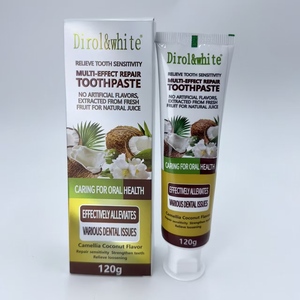 Best <strong>Teeth</strong> Whitening Bad Breath Anti Plaque <strong>Tooth</strong> <strong>Paste</strong> 3% HP Nano Toothpaste Private Label Wholesale <strong>Coconut</strong> Toothpaste - Product Image 2