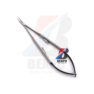 Instruments dentaires en acier chirurgical manuel de porte-aiguille micro dentelé de haute qualité de 18cm - Product Image 2