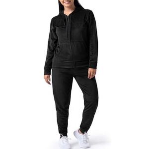 Conjunto Deportivo Unisex con Logotipo Personalizado, Sudadera con Capucha de Felpa para Entrenamiento y Fitness, Tallas Grandes, Precio Económico, Chándal para Mujer - Product Image 1