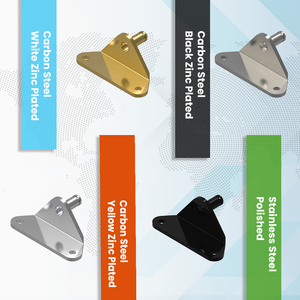 Soporte Externo para Ojales Industriales ELO2102, Amortiguador de Gas, Accesorio de Montaje de Ojales de 8 mm, Forma de L, Listo para Enviar, Producto de Turquía - Product Image 2