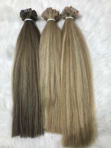 Venta al por mayor 100% Virgen Natural recto Piano cinta de pelo de alta calidad gran stock humano vietnamita extensiones de cabello crudo - Product Image 6