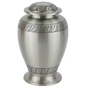 Beautiful Standard Metal Cremation <b>Urns</b> for Human and Pet Ashes Unique Design for Funeral Supplies <b>Catering</b> to Adults - Product Image 1