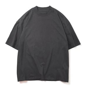 Venta al por mayor de tela de algodón ropa deportiva entrenamiento superior transpirable manga corta Yoga deporte Top mujeres camisetas de gran tamaño - Product Image 2