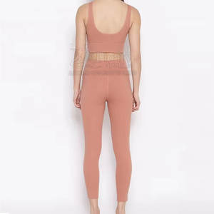 Offre Spéciale meilleure qualité femmes Yoga ensemble coton doux femmes Yoga ensemble en gros à vendre - Product Image 3