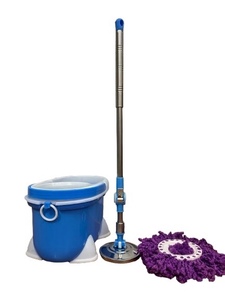 ชุดถังไม้ถูพื้นไม้ถูพื้นพร้อมด้ามจับหมุนได้360องศารูปทรงสี่เหลี่ยมผืนผ้าไม้ถูพื้นน้ำสะอาดใช้งานง่าย - Product Image 2