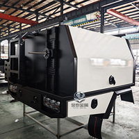 Couvercle de tonneau en aluminium robuste pour lit de camion pour camionnette et voiture de remorque extérieure