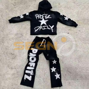 ชุดวอร์มคุณภาพสูงสำหรับผู้ชายและผู้ใหญ่ชุดวอร์มแบบซิปรูดแบบซับลิเมชันออกแบบได้ตามต้องการผ้าฝ้าย100% ลำลองระบายอากาศได้ดี - Product Image 3