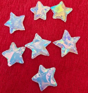 Agate Soha de qualité étonnante, pierre précieuse en forme d'étoile en quartz Aura, faite à la main, pour la méditation, l'énergie et l'artisanat. - Product Image 1