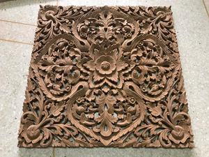 Tête de lit Mandala King en bois sculpté - Product Image 3