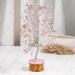Amazing Quality Best Price Premium AAA Grade Strawberry Quartz 300 Chips Gemstone <b>Crystal</b> <b>Tree</b> Life Artisan Craftsmanship Home - Product Image 1