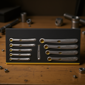 Juego de Llaves de Trinquete con Anillo de Presión Stahlwille TCS de 10 Piezas - Product Image 3