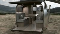 Remorque de camping-car hybride entièrement tout-terrain EcoCampor de 15 pieds nouveau matériau avec suspension indépendante pour lit superposé pour le voyage