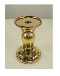Hot Selling Golden Mercury <b>Glass</b> Candle Holder for Home Decor - Product Image 4