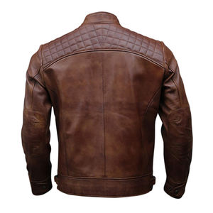 Chaquetas de Piel de Oveja Desgastada con Precio Ajustable, Impermeables, Reversibles, Fabricación Profesional, Mejor Oferta para Hombre - Product Image 3