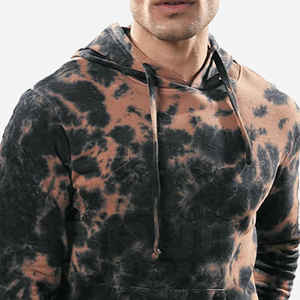 Nueva ropa de calle Jersey personalizado Tie Dye Hoodie Anti Pilling 100% algodón Multi Color 3D impresión hombres sudaderas con capucha y sudaderas - Product Image 4